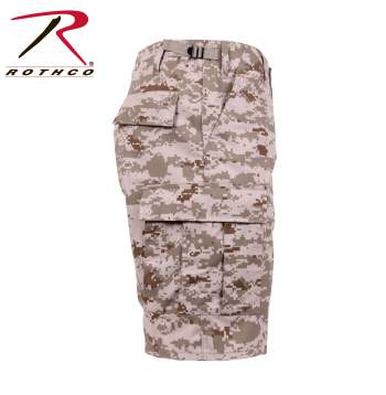 RED DIGITAL CAMOFLAGE ROTHCO 67413 MENS BDU COMBAT CARGO SHORTS S TO 2X 