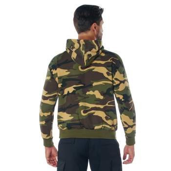 Men's camo pullover hoodie clearance