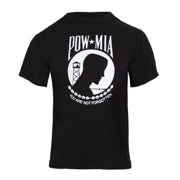 Rothco,t shirt print,tee shirt,short sleeve t shirt,short sleeve tee,tee shirts,t shirt,t-shirt,cotton tee,cotton tshirt,cotton t-shirt,poly tee,cotton poly t shirt,polyester cotton,pow mia tshirt,pow mia t-shirt,pow mia short sleeve,vintage tees,black tee,black tshirt,black t-shirt,pow mia,graphic tee