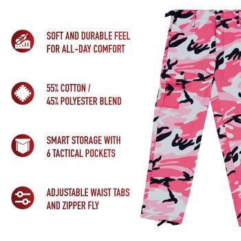 Rothco bdu pink camo cargo pants online