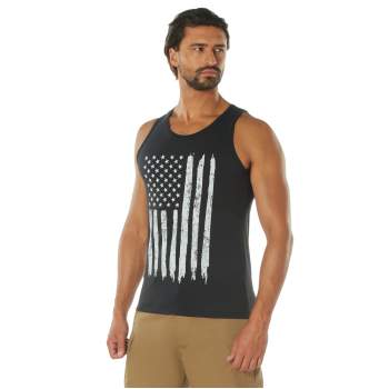 Rothco Distressed U.S. Flag Tank Top Muscle Shirt, US Flag Tank Top, USA Flag Tank, American Flag Tank Top, tank top, wife beater, sleeveless shirt, muscle tank, workout shirt, workout tank, athletic tank top, muscle tank top, summer tank tops, muscle shirt, muscle tee, American flag shirt, American shirt, patriotic clothing, American flag t-shirt, flag shirt, American flag clothing, USA flag shirt, U.S. flag shirt, US flag shirt