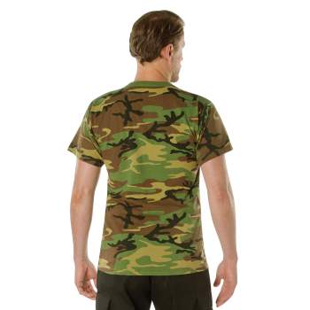 Camouflage t shirt online front and back
