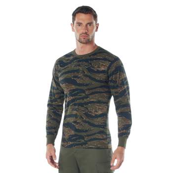 Rothco Long Sleeve Colored Camo T Shirt