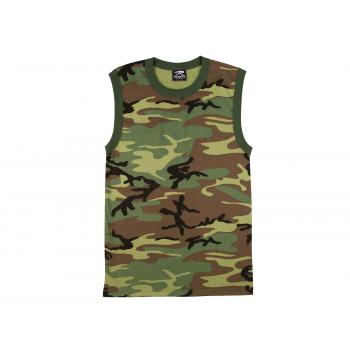 Rothco Woodland Camo Muscle Shirt