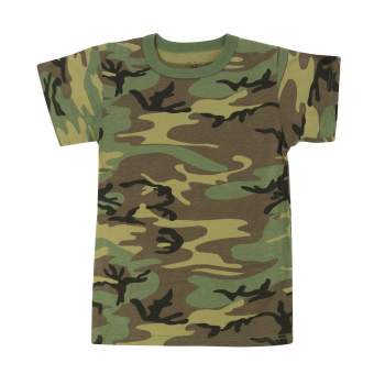Kids Camouflage T Shirt 