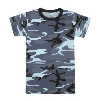 Mens Canine Camo Shortsleeve Bike Jersey Blue Canine Camo / Small