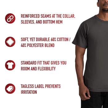 Rothco Solid Color Cotton Polyester Military T Shirt
