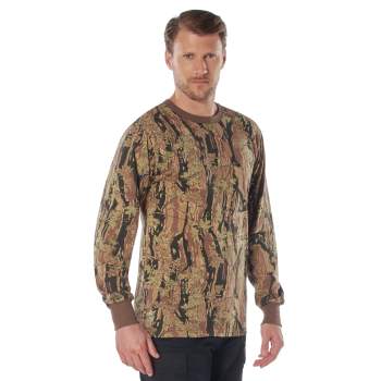 Rothco Long Sleeve Colored Camo T-Shirt