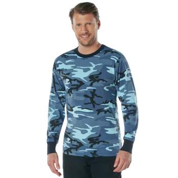 205CPH - Long-Sleeve Tee - Printed Camo