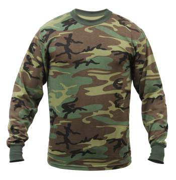 Long Sleeve Camo T-Shirt Rothco