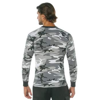 Rothco Long Sleeve Colored Camo T Shirt