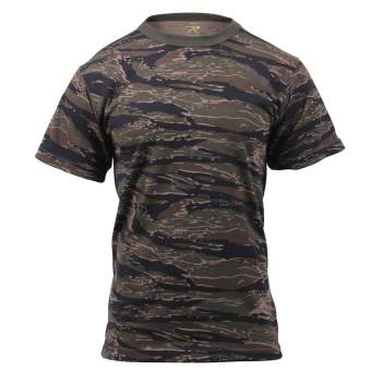 Rothco, t shirt print, tee shirt, short sleeve t shirt, short sleeve tee, tee shirts, t shirt, t-shirt, cotton tee, cotton tshirt, cotton t-shirt, poly tee, cotton poly t shirt, polyester cotton, Tiger Stripe Camo tshirt, Tiger Stripe Camo t-shirt, Tiger Stripe Camo short sleeve, Tiger Stripe Camo tees, Tiger Stripe Camo tee, camo tee, camouflage tee, Tiger Stripe Camo t-shirt, camo t-shirt, camo tshirt, camo tee shirt, camouflage, camo, Vietnam tiger stripe