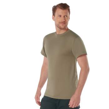 Moisture wicking shirt top
