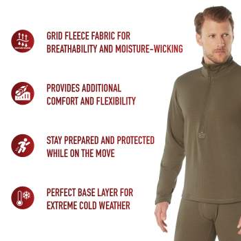 Military fleece base layer sales