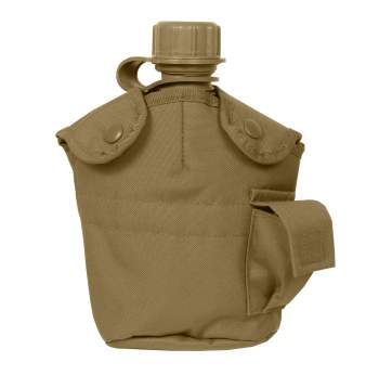 Rothco GI Style Molle Canteen Cover, government issue, molle, canteen, cover, nylon, multicam, m.o.l.l.e., canteen cover, military surplus, military canteen, military supply, 612, 695, modular lightweight load bearing equipment, military molle, army molle, camping canteen cover, army canteen cover, military canteen cover, hiking canteen cover,