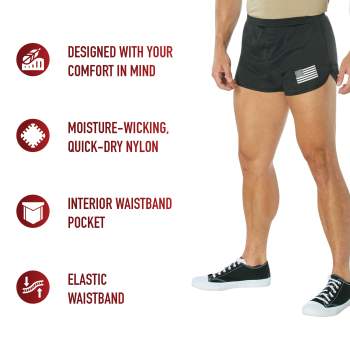 Nylon workout shorts clearance