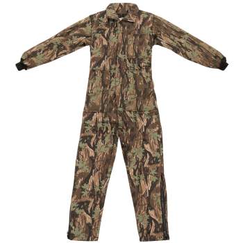 Kids Air Force Style Flight Suit - Small - Olive Drab with Patches