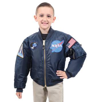 Rothco Kids NASA MA-1 Flight Jacket, Kids NASA MA-1 Flight Jacket, Kids MA-1 Flight Jacket, Kids NASA Flight Jacket, Kids NASA Jacket, MA-1 Flight Jacket, MA-1 Jacket, Children's Flight Jacket, Kids Flying Jacket, Kids Pilot Jacket, Kids Bomber Jacket, NASA Jacket, NASA MA-1 Flight Jacket