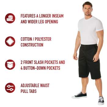 Mens shorts long inseam online