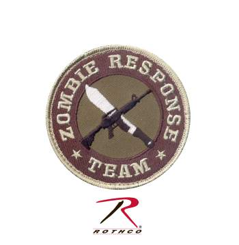 Rothco Zombie Response Team Patch, Hook Backing, zombie, airsoft patch, morale patch, zombie response team, patch, patches, zombie response team morale patch, zombie, tactical morale patches, velcro patches, hook and loop patches, zombie morale patches
