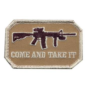 morale patch, patches, hook & loop patches, patches, military patches, tactical patches, airsoft patches, airsoft, tactical gear, rifle patch, rifle image, airsoft rifle, come and take it patch, come and take it rifle patch, rothco morale patch, military morale patch, tactical morale patches, military velcro patches, 