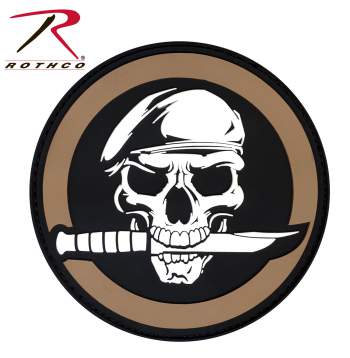 Rothco pvc skull/knife patch with hook back, Rothco skull/knife patch with hook back, Rothco skull/knife patch, skull/knife patch, skull/knife patch with hook back, pvc skull/knife patch, hook and loop, hook & loop, hook & loop patch, hook and loop patch, skull patch, skull patches, patch, patches, morale patch, morale patches, skull morale patch, tactical patches, tactical morale patches, skull morale patches, airsoft, airsoft patches, airsoft patch, airsoft morale patch, airsoft morale pathces, airsoft skull/knife patch, airsoft skull patch, airsoft knife patch, velcro airsoft patches, airsoft velcro patches, PVC morale patch, pvc patches,                                         