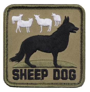 morale patch, patches, hook & loop patches, patches, military patches, tactical patches, airsoft patches, airsoft, tactical gear, sheep dog, sheepdog patch, sheepdog morale patch, rothco sheepdog patch, military morale patches, tactical morale patches, airsoft morale patches, tactical patches, military velcro patches