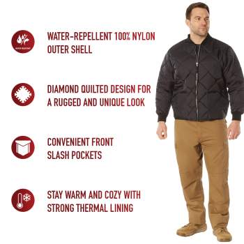 Rothco Diamond Nylon Quilted Flight Jacket