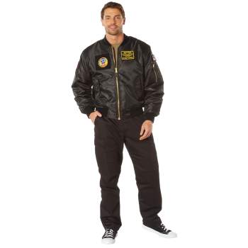 PARATROOPER NAVY - Men's Reversible Leather Jacket