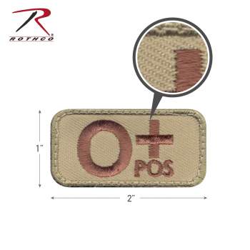 POS Blood Type Morale Patch Maxpedition BTOPZ O