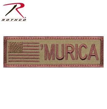 Coyote Brown /' MURICA Subdued US Flag Embroidered Low Profile Hat Rothco 9900