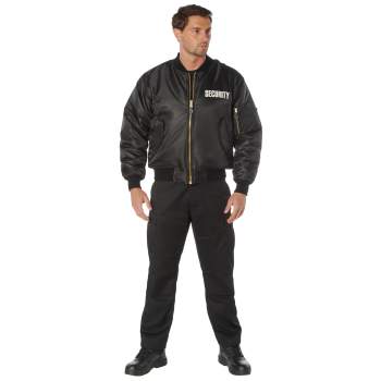 Security clearance bomber jacket
