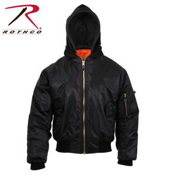Rothco Hooded Ma 1 Flight Jacket