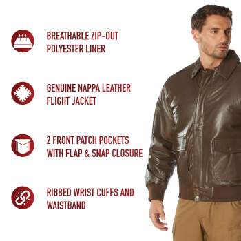Rothco Classic A 2 Leather Flight Jacket