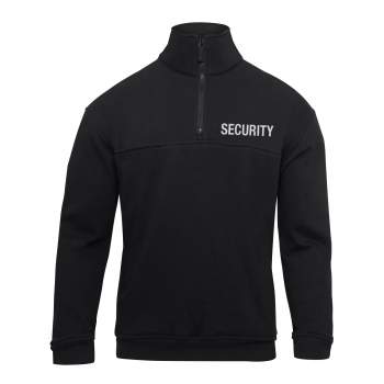 Black Hoodie Staff Guard S to 5XL Uniform Security Hooded Sweatshirt 