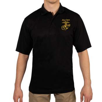 Rothco USMC Eagle, Globe & Anchor Moisture Wicking Polo Shirt, USMC polo shirt, usmc shirt, usmc collared shirt, usmc moisture wicking shirt, marines polo shirt, marines shirt, marines collared shirt, marines moisture wicking shirt, US marines shirt, US marines collared shirt, US marines moisture wicking shirt, United States Marines shirt, United States Marines collared shirt, United States Marines moisture wicking shirt, United States Marines polo shirt, marines corps shirts, marines golf shirt, usmc golf shirt, United States marines golf shirt, 