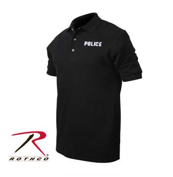 police golf shirt