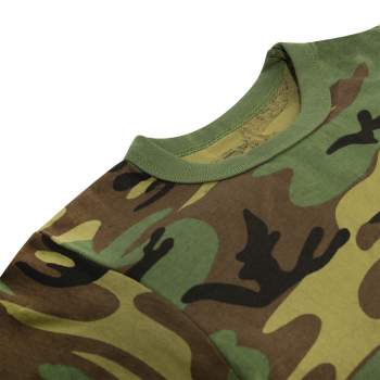 Rothco Camouflage T-shirt - Woodland — Dave's New York