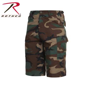 Solids & Camouflage Military Police X Long BDU Shorts Fatigue Cargo Shorts
