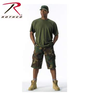Camouflage long shorts Clearance