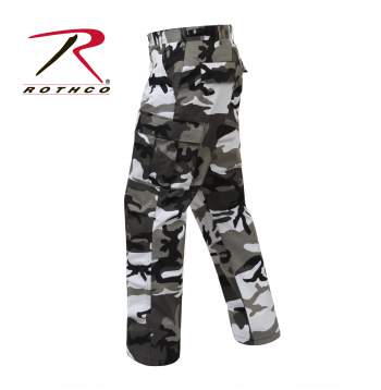 red and gray camo pants