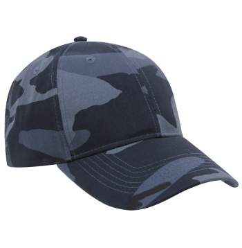  Rothco Color Camo Supreme Low Profile Cap, Black Camo