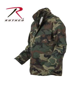 Woodland Camo Rothco 7660 Kid/'s M-65 Field Jacket