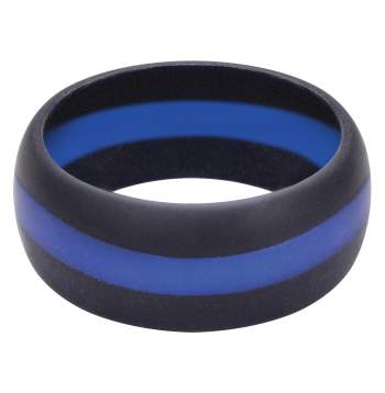 Rothco Thin Blue Line Silicone Ring