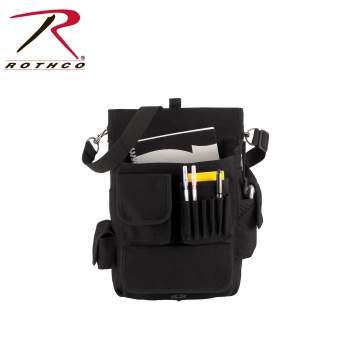 Rothco Black Canvas Jumbo Musette Bag - 2355 