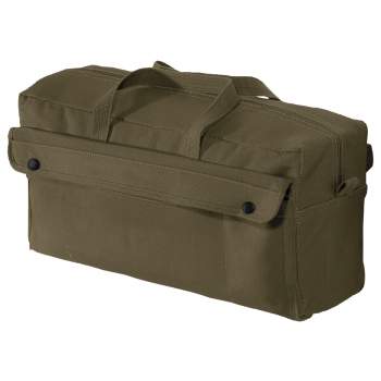 Black Mechanics Tool Bag XLong Gear Bag W/Brass Zipper Heavy Duty Jumbo Bag 8150 