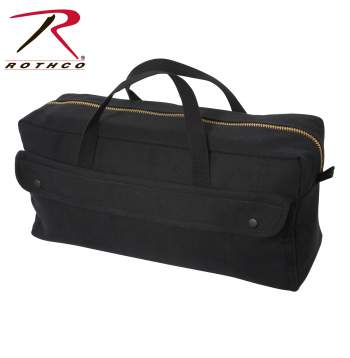 Rothco Canvas Jumbo Tool Bag Brass Zipper