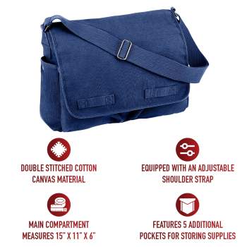 Rothco Classic Canvas Messenger Bag