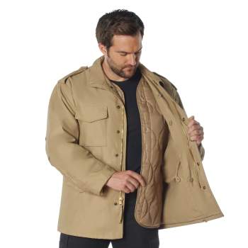 Khaki m65 field jacket sales