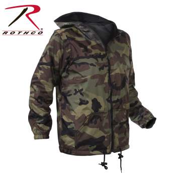 camouflage hooded jacket